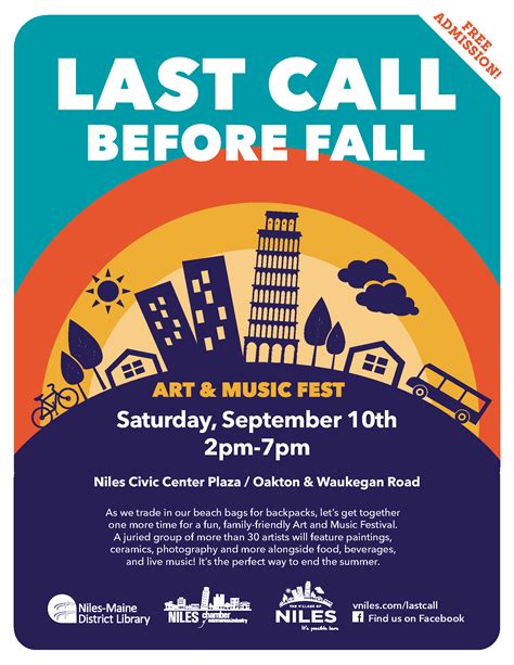 last call before fall|Niles starts up ‘Last Call Before Fall’ arts fest to enrich cultural .